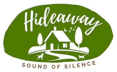 The logo for The Hideaway